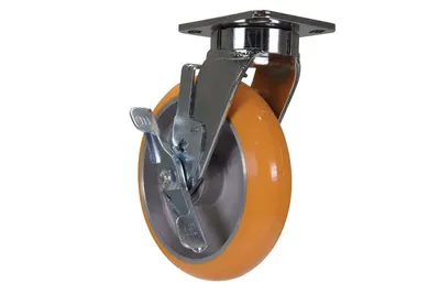 Vestil CST-FC47-8X2SI-SWB caster wheel shown from an alternate angle