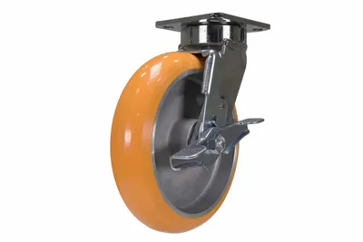 Vestil CST-FC47-8X2SI-SWB caster wheel shown from an alternate angle