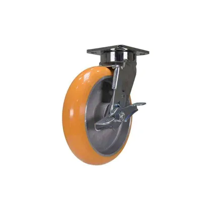 Vestil CST-FC47-8X2SI-SWB Sirius Polyurethane Swivel With Brake Caster