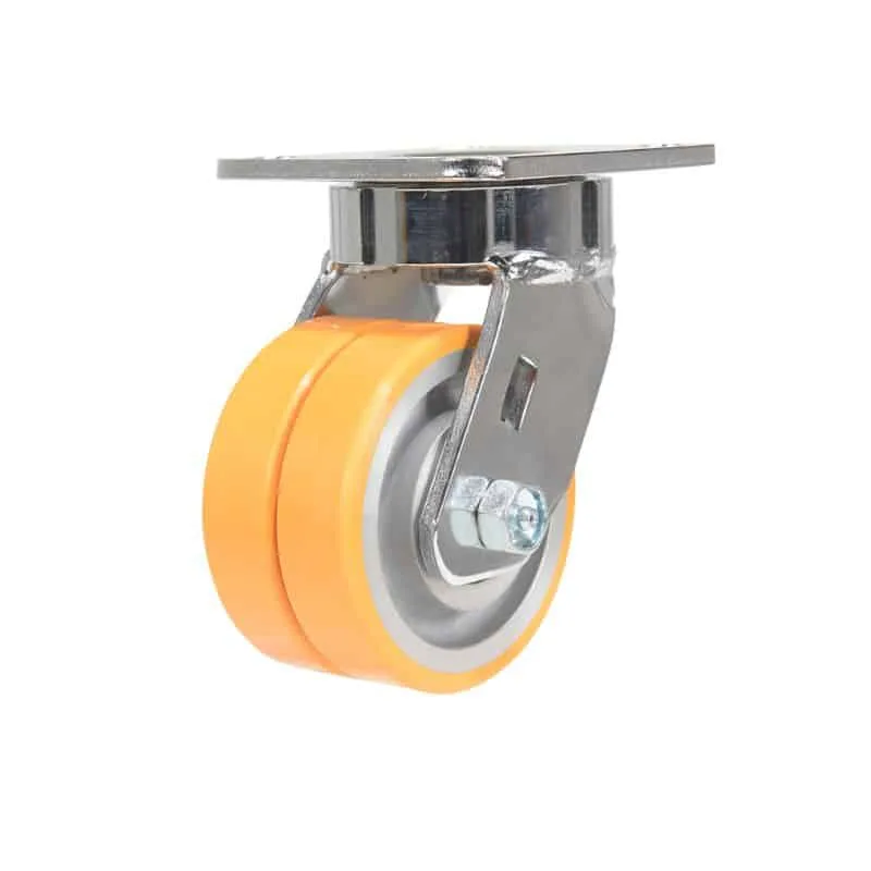 Vestil CST-FXE-4X2DSI-S Sirius Polyurethane Dual Swivel Caster