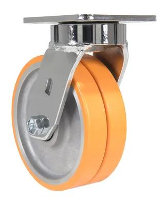Vestil CST-FXE-6X2DSI-S Sirius Polyurethane Dual Swivel Caster 2