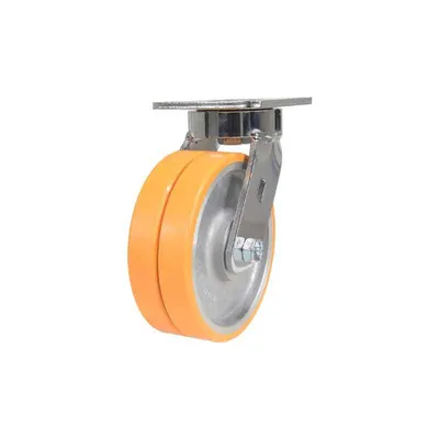 Vestil CST-FXE-6X2DSI-S Sirius Polyurethane Dual Swivel Caster