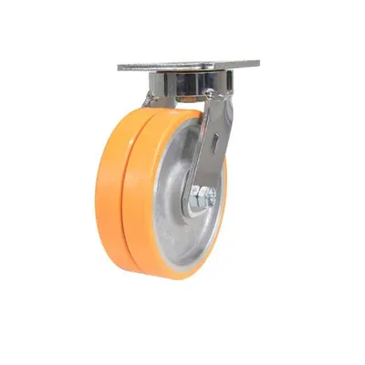 Vestil CST-FXE-6X2DSI-S Sirius Polyurethane Dual Swivel Caster