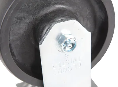 Vestil CST-HHD-6X2GFN-R caster wheel shown from an alternate angle