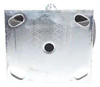 Vestil CST-HHD-6X2GFN-R caster wheel shown from an alternate angle