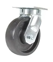 Vestil CST-HHD-6X2GFN-S caster wheel shown from an alternate angle