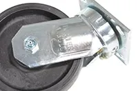 Vestil CST-HHD-6X2GFN-S caster wheel shown from an alternate angle