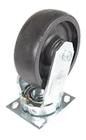 Vestil CST-HHD-6X2GFN-S caster wheel shown from an alternate angle