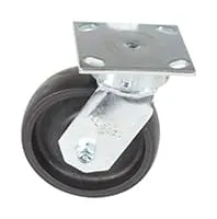 Vestil CST-HHD-6X2GFN-S caster wheel shown from an alternate angle