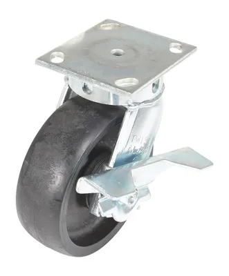 Vestil CST-HHD-6X2GFN-SWB caster wheel shown from an alternate angle