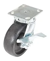 Vestil CST-HHD-6X2GFN-SWB caster wheel shown from an alternate angle