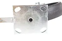 Vestil CST-HHD-8X2GFN-4PSL caster wheel shown from an alternate angle