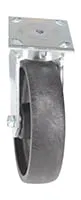 Vestil CST-HHD-8X2GFN-S caster wheel shown from an alternate angle