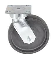 Vestil CST-HHD-8X2GFN-S caster wheel shown from an alternate angle