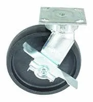 Vestil CST-HHD-8X2GFN-SWB caster wheel shown from an alternate angle
