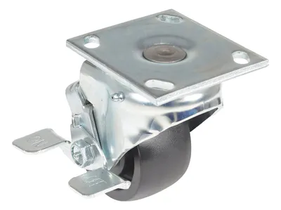 Vestil CST-HLD-4X2GFN-SWB Light Duty Glass Filled Nylon Swivel With Brake Caster 2