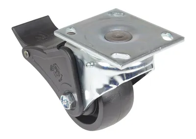 Vestil CST-HLD-4X2GFN-SWTB1 Light Duty Glass Filled Nylon Swivel With Total Brake Caster 2