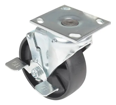 Vestil CST-HLD-6X2GFN-SWB Light Duty Glass Filled Nylon Swivel With Brake Caster 2