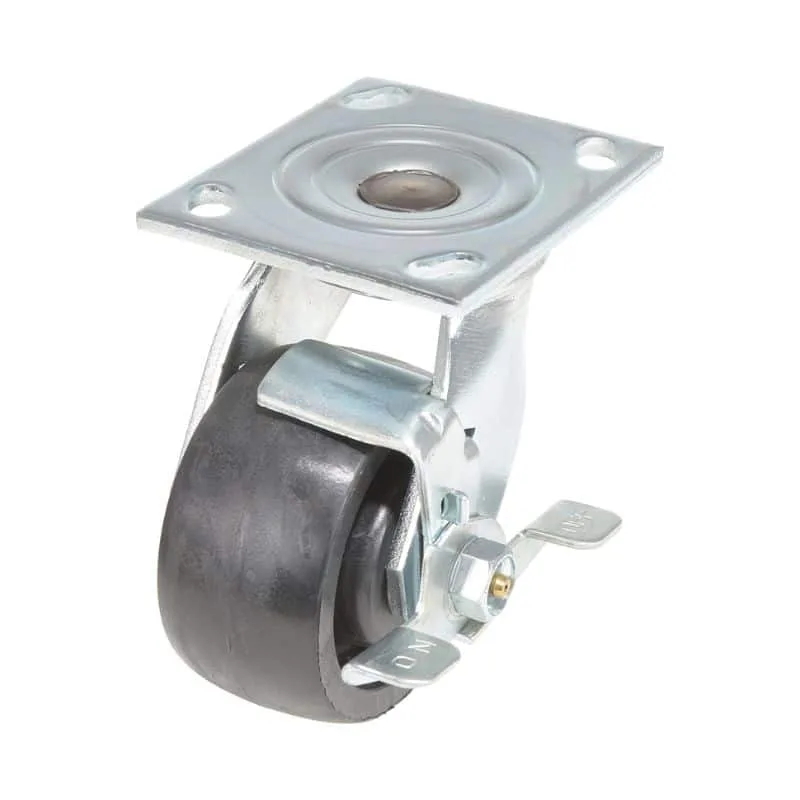 Vestil CST-HLD2-4X2GFN-SWB RollX Glass Filled Nylon Swivel With Brake Caster