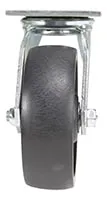 Vestil CST-HLD2-6X2GFN-S caster wheel shown from an alternate angle