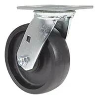 Vestil CST-HLD2-6X2GFN-S caster wheel shown from an alternate angle