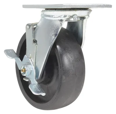Vestil CST-HLD2-6X2GFN-SWB RollX Glass Filled Nylon Swivel With Brake Caster