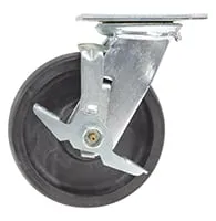 Vestil CST-HLD2-6X2GFN-SWB caster wheel shown from an alternate angle