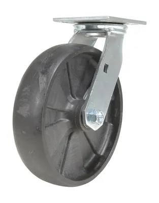 Vestil CST-HLD2-8X2GFN-S RollX Glass Filled Nylon Swivel Caster 1