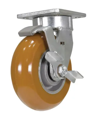 Vestil CST-JKING-6X2UL-SWB caster wheel shown from an alternate angle