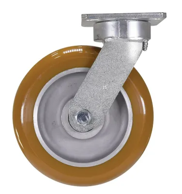 Vestil CST-JKING-8X2UL-S caster wheel shown from an alternate angle