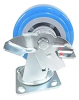 Vestil CST-KB-5X2PUP-SWB caster wheel shown from an alternate angle