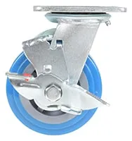 Vestil CST-KB-5X2PUP-SWB caster wheel shown from an alternate angle
