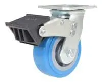 Vestil CST-KB-5X2PUP-SWTB caster wheel shown from an alternate angle