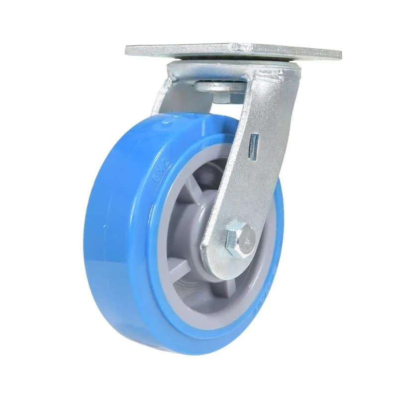 Vestil CST-KB-6X2PUP-S Polyurethane Swivel Caster