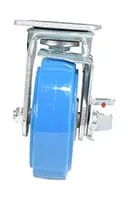 Vestil CST-KB-6X2PUP-SWB caster wheel shown from an alternate angle