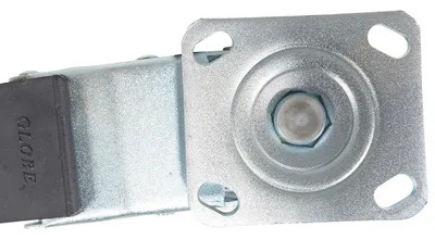 Vestil CST-KB-6X2PUP-SWTB caster wheel shown from an alternate angle