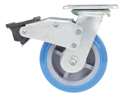 Vestil CST-KB-6X2PUP-SWTB Polyurethane Swivel With Total Brake Caster
