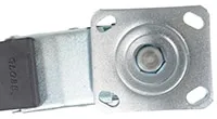 Vestil CST-KB-6X2PUP-SWTB caster wheel shown from an alternate angle