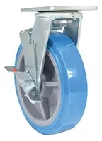 Vestil CST-KB-8X2PUP-SWB caster wheel shown from an alternate angle
