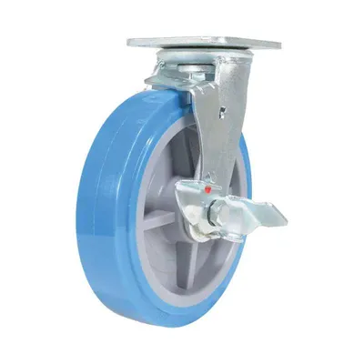 Vestil CST-KB-8X2PUP-SWB Polyurethane Swivel With Brake Caster