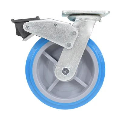 Vestil CST-KB-8X2PUP-SWTB Polyurethane Swivel With Total Brake Caster