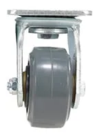 Vestil CST-KSM-4X2MR-S caster wheel shown from an alternate angle