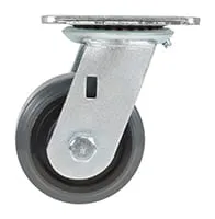 Vestil CST-KSM-4X2MR-S caster wheel shown from an alternate angle