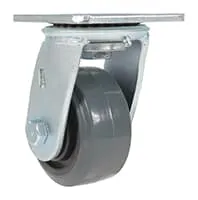Vestil CST-KSM-4X2MR-S caster wheel shown from an alternate angle