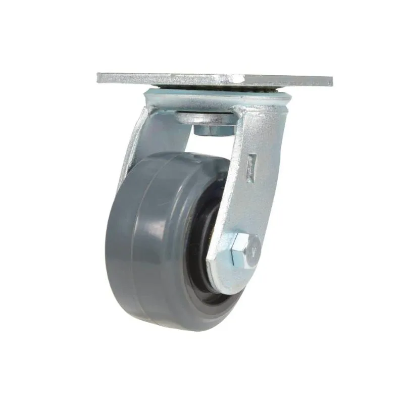 Vestil CST-KSM-4X2MR-S Rubber Swivel Caster