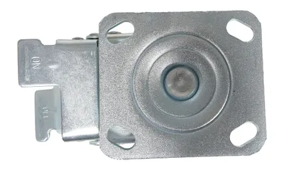 Vestil CST-KSM-4X2MR-SWTB Rubber Swivel With Total Brake Caster