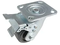 Vestil CST-KSM-4X2MR-SWTB caster wheel shown from an alternate angle