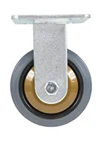 Vestil CST-KSM-5X2MR-R caster wheel shown from an alternate angle