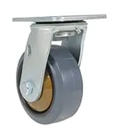 Vestil CST-KSM-5X2MR-S caster wheel shown from an alternate angle