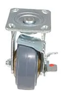 Vestil CST-KSM-5X2MR-SWB caster wheel shown from an alternate angle
